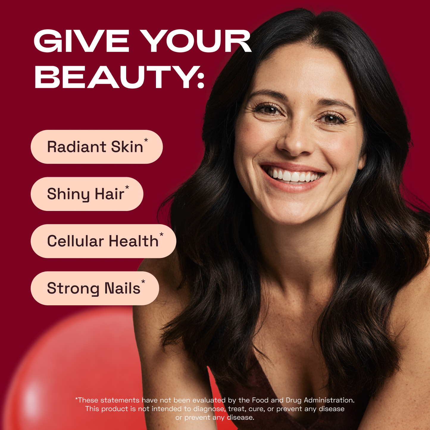 Cata-Kor Hair Skin and Nails Supplement with Biotin | Ca AKG | MSM | Hyaluronic Acid | Vitamin C & Vitamin D3 K2 – Hair Growth Supplements - Promotes Shiny Hair & Radiant Skin