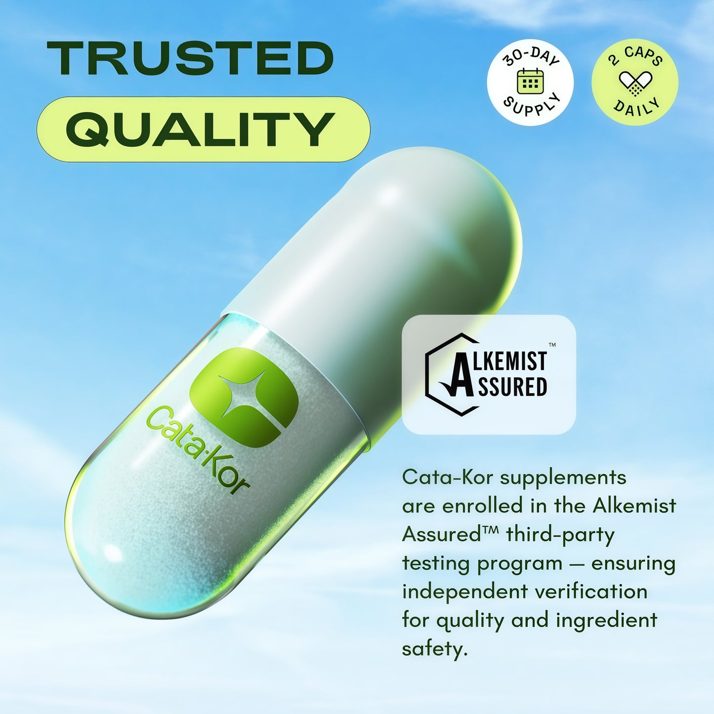 Cata-Kor NMN Supplement Alternative – Liposomal NAD+ Supplement – Third-Party Tested – NAD CORE – 30-Day Supply